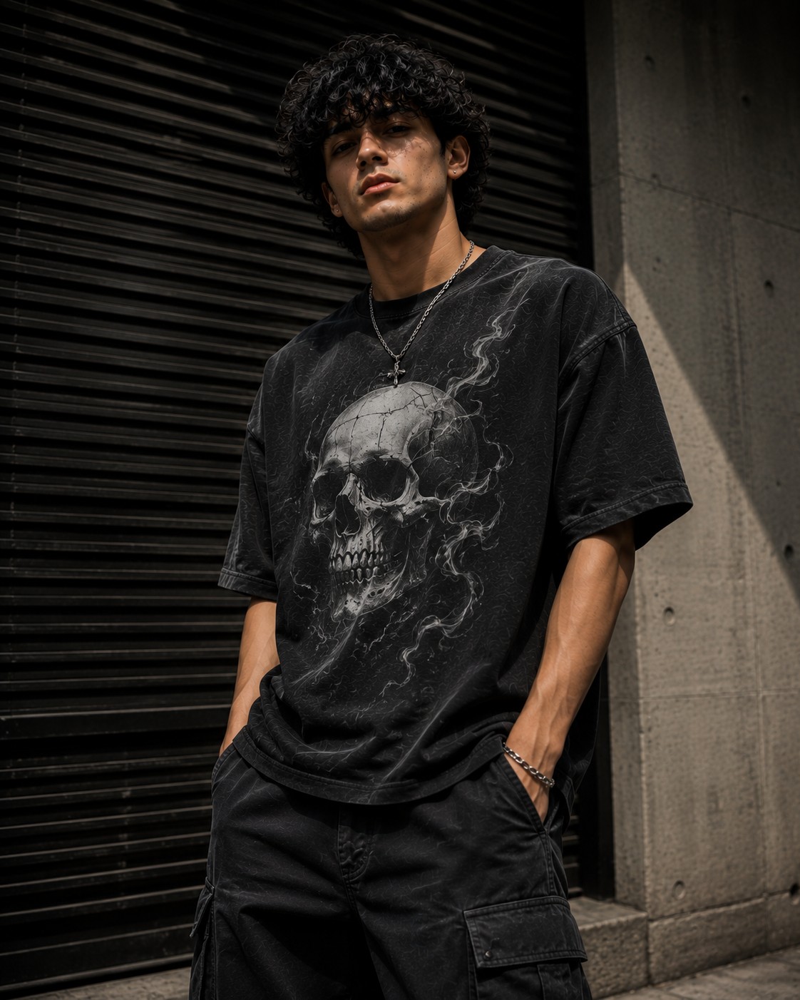 Skull Graphic Tee – UrbanVibe printed graphic streetwear tee